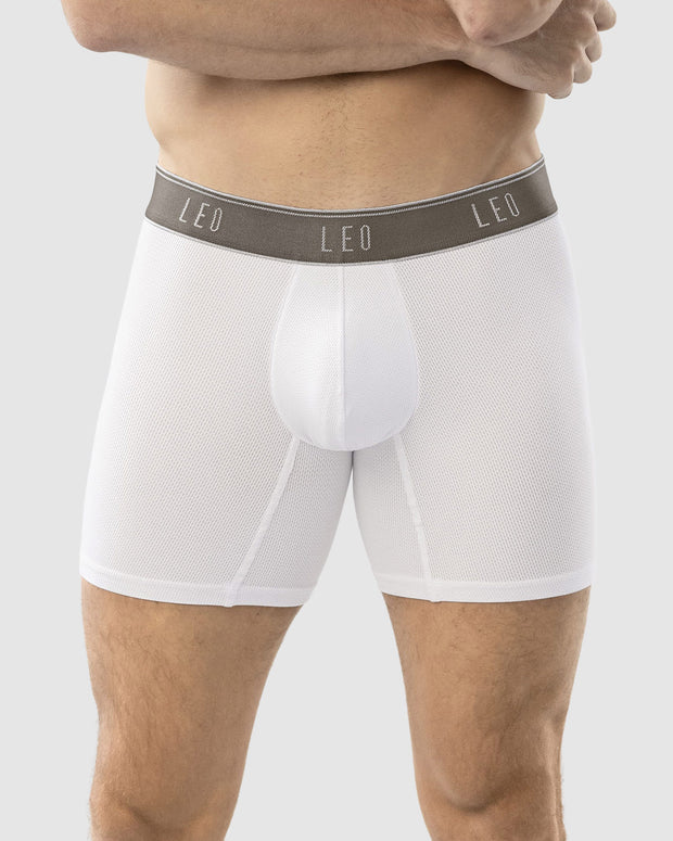 Bóxer medio diseño ergonómico ultrafresco y cómodo en microfibra