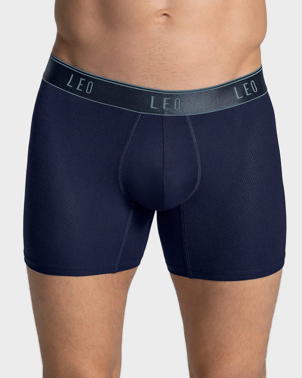 Paquete x5 bóxers medio diseño ergonómico ultrafresco y cómodo en microfibra