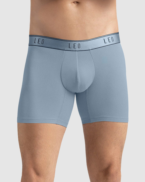 Paquete x5 bóxers medio diseño ergonómico ultrafresco y cómodo en microfibra
