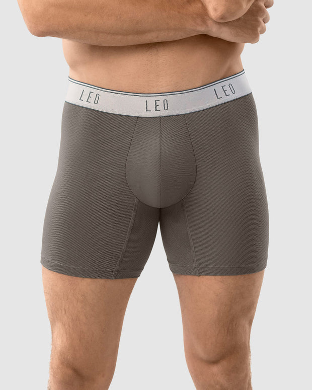 Bóxer medio diseño ergonómico ultrafresco y cómodo en microfibra