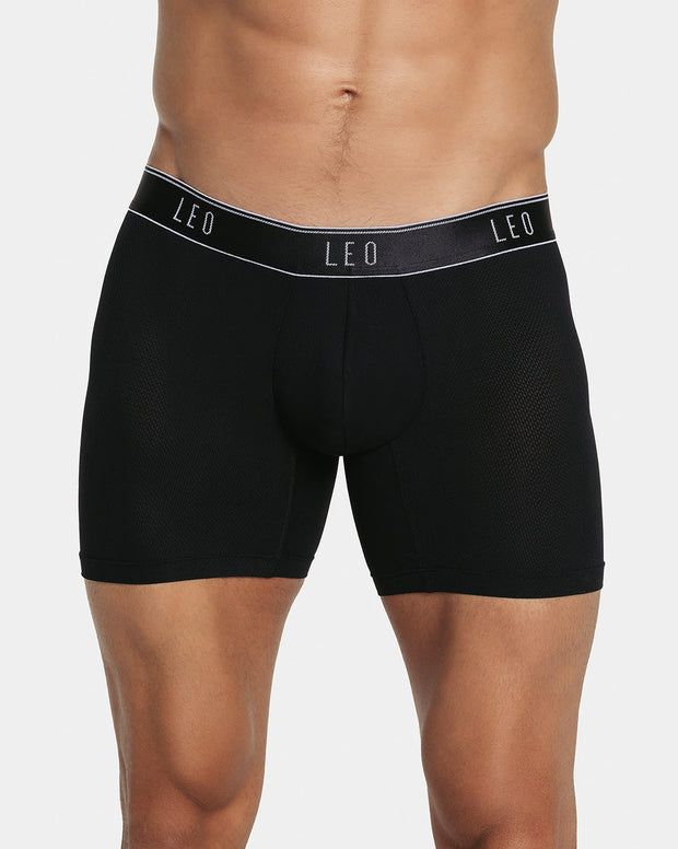 Paquete x3 bóxers medio diseño ergonómico ultrafresco y cómodo en microfibra