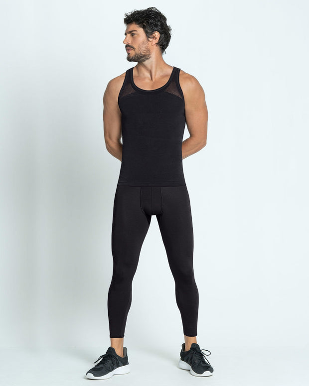 Paquete x4 camisetas ajustadas para hombre de compresión suave en microfibra
