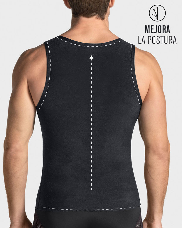 Camiseta manga sisa de compresión fuerte ideal para uso diario en algodón elástico