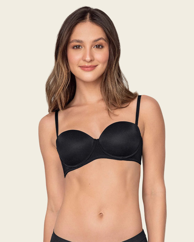Brasier strapless con realce incorporado