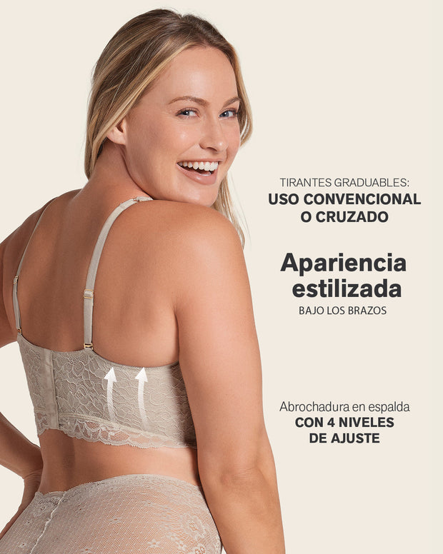 Paquete x2 brasieres en encaje ideal para busto pesado sexy support