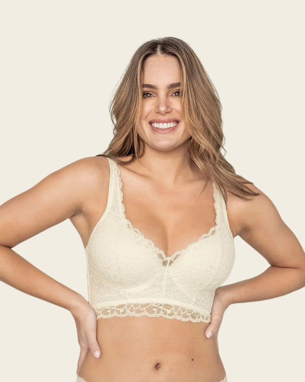 Paquete x2 brasieres en encaje ideal para busto pesado sexy support