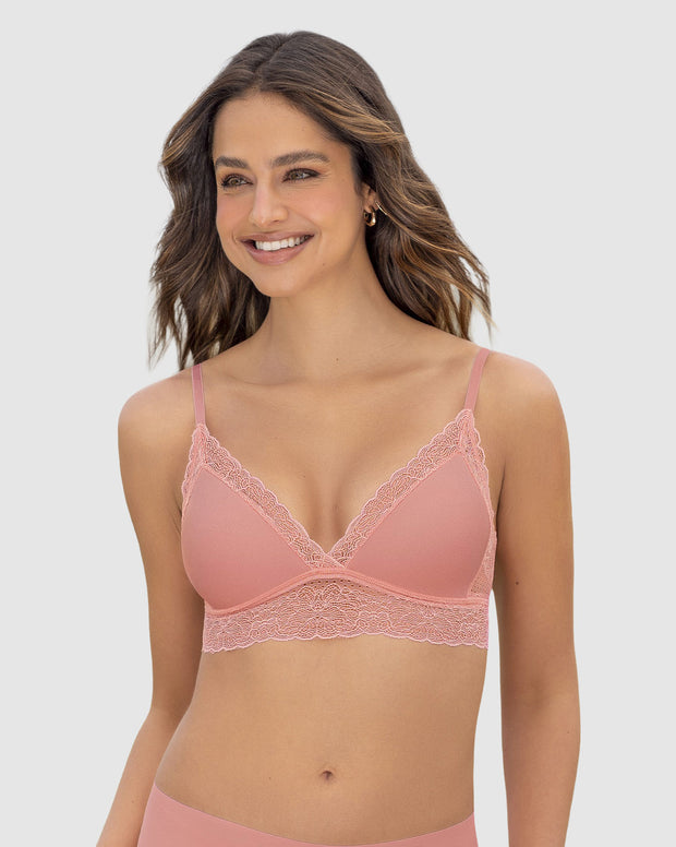 Bralette en encaje sexy y natural
