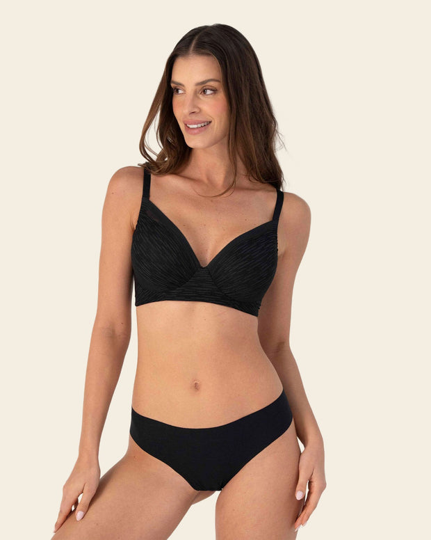 Brasier con cubrimiento total del busto comfort fit