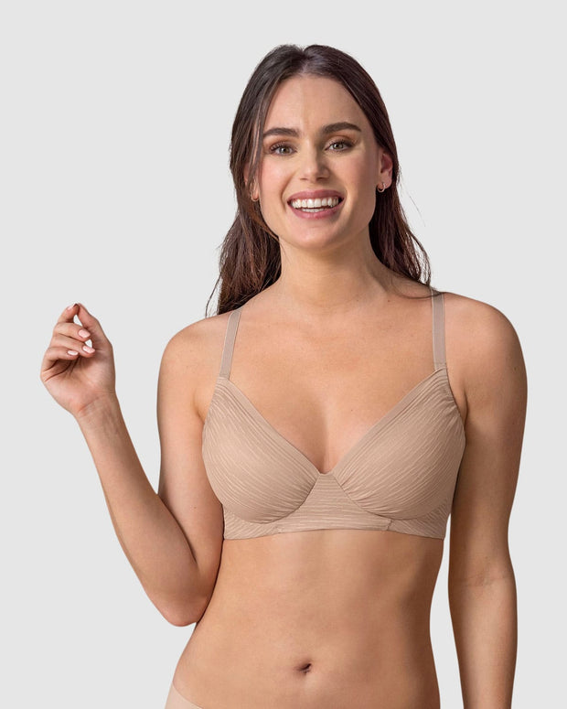 Brasier con cubrimiento total del busto comfort fit