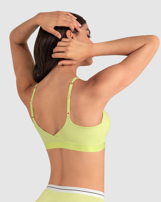 Bralette tipo top ultra cómodo y liviano