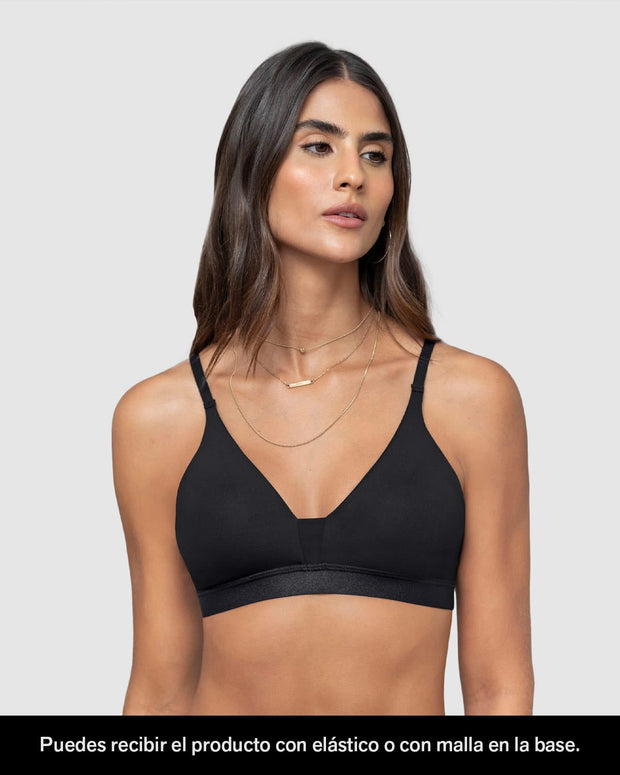 Bralette tipo top ultra cómodo y liviano