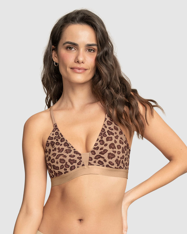 Bralette tipo top ultra cómodo y liviano