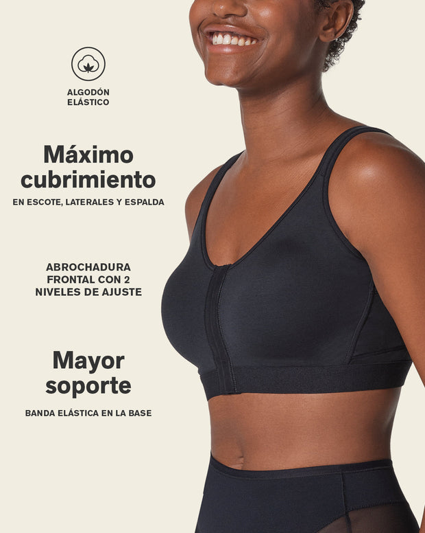 Brasier tipo top multiusos ultracómodo en algodón all in one bra