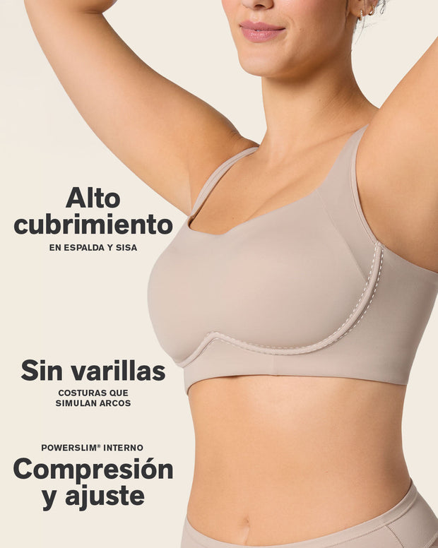 Brasier sin arco ultracómodo de alto soporte y cubrimiento Everyday Bra