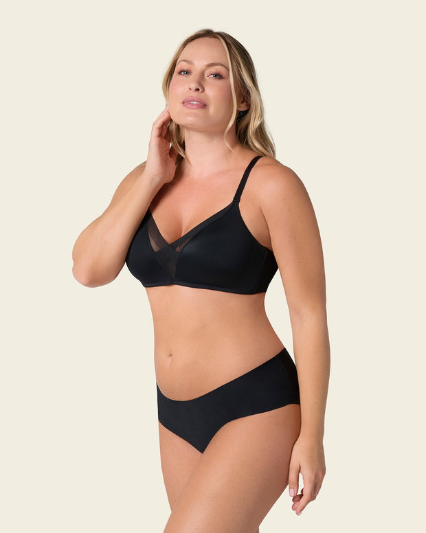 Brasier sin arco de realce alto incorporado magical bra
