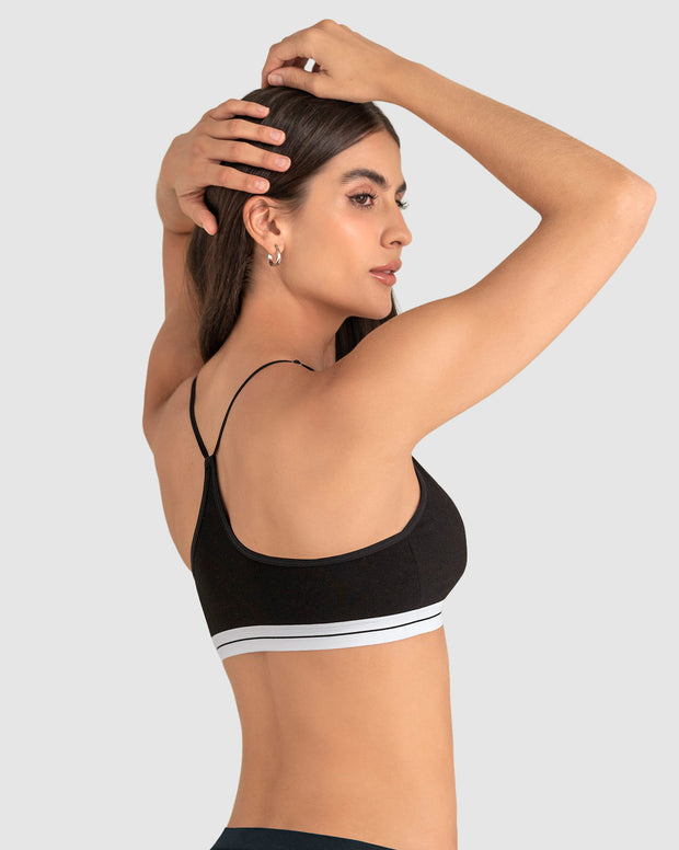 Top en algodón ultracómodo con cargaderas graduables