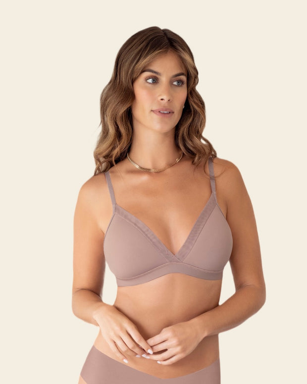 Brasier sin arco Pura Comodidad con detalles en tul