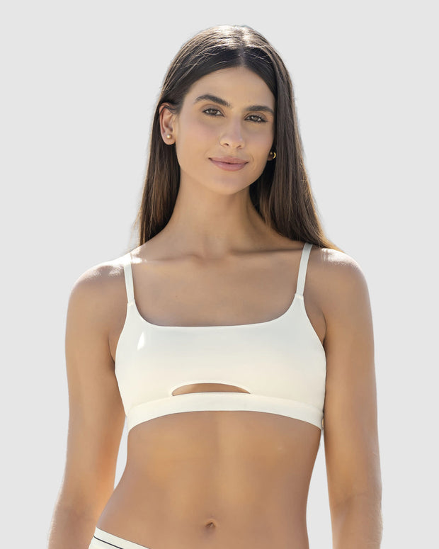 Daily-Sexy Top con abertura frontal