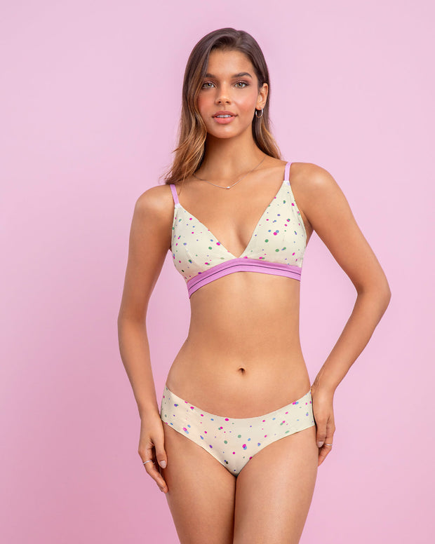 Brasier triangular en algodón liviano y cómodo