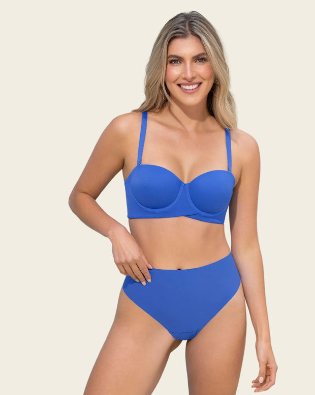 Brasier strapless ideal para busto mediano y grande