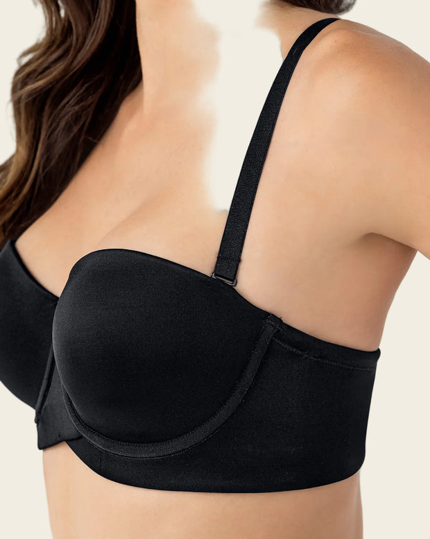 Brasier strapless ideal para busto mediano y grande