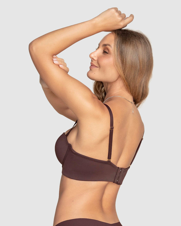 Brasier strapless ideal para busto mediano y grande