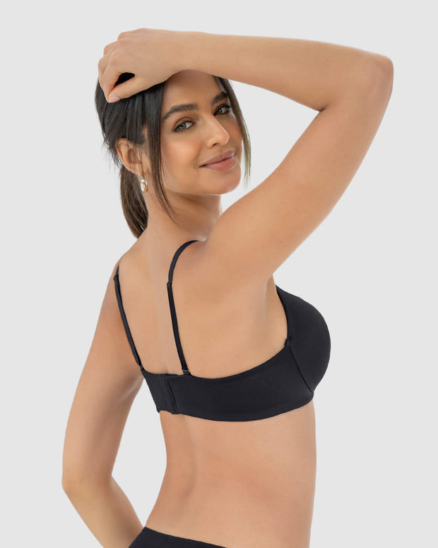 Brasier ultraligero y suave con copas en doble capa de tela