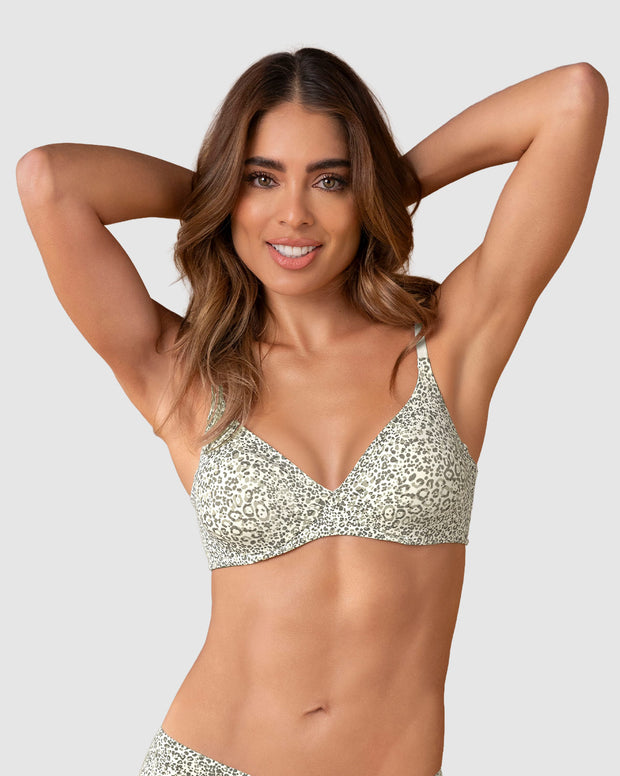 Brasier ultraligero y suave con copas en doble capa de tela