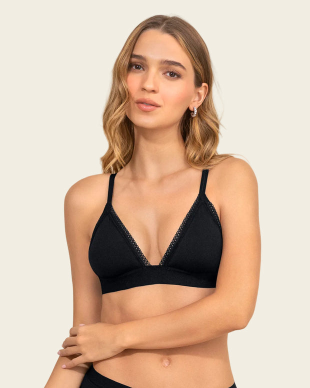 Bralette Liso + Encaje