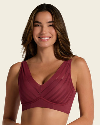 Brasier sin arco, alto cubrimiento en escote y espalda#color_240-vino