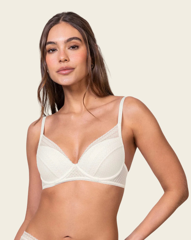 Brasier con encaje y copas suaves