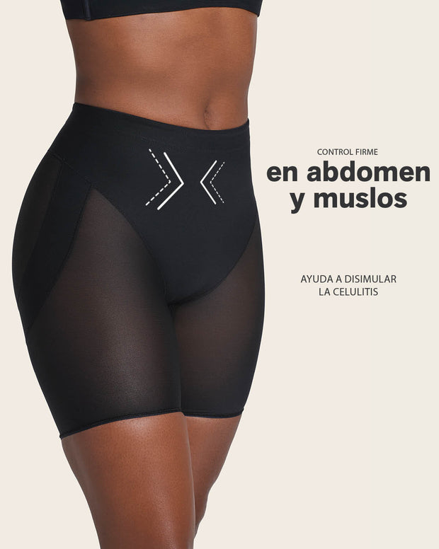 Panty faja tipo short levanta cola y control de abdomen fuerte