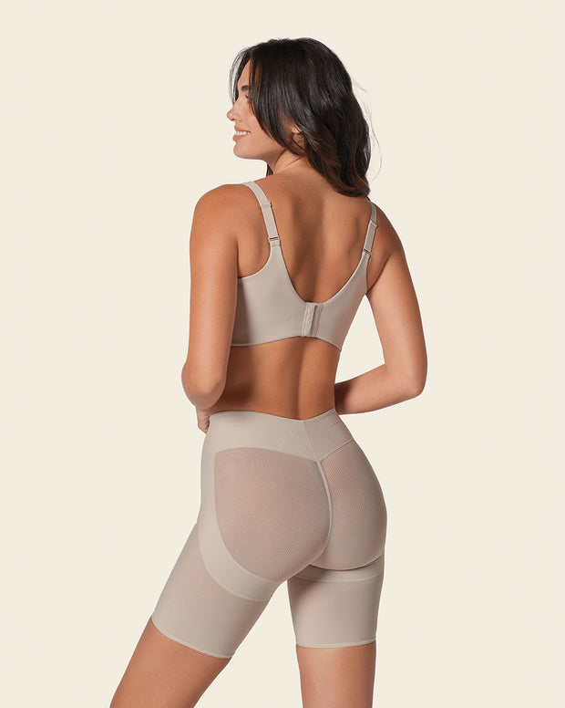 Panty faja tipo short levanta cola y control de abdomen fuerte