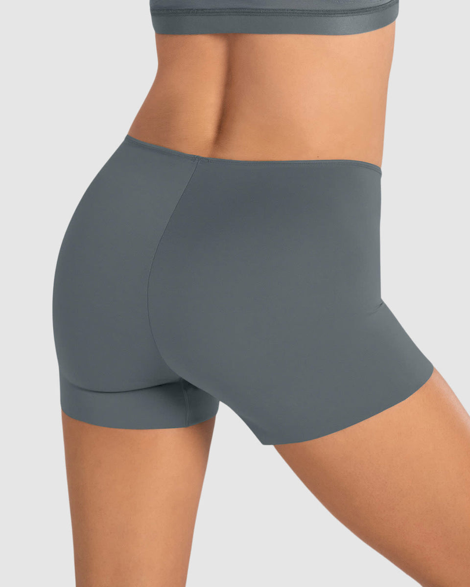 Panty tipo bóxer efecto invisible en piernas