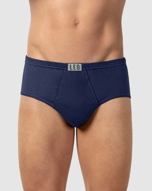 Calzoncillo clásico en algodón con abertura