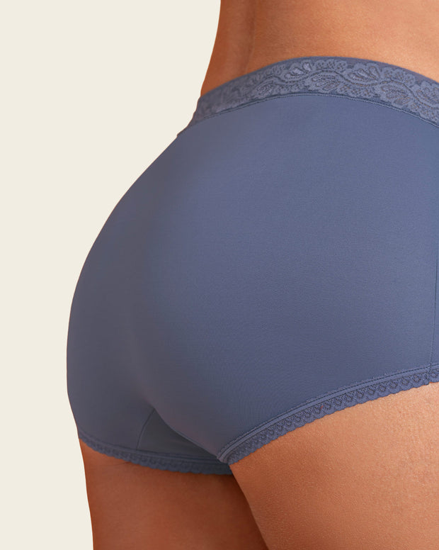 Paquete x 3 panties clásicos con toques de encaje