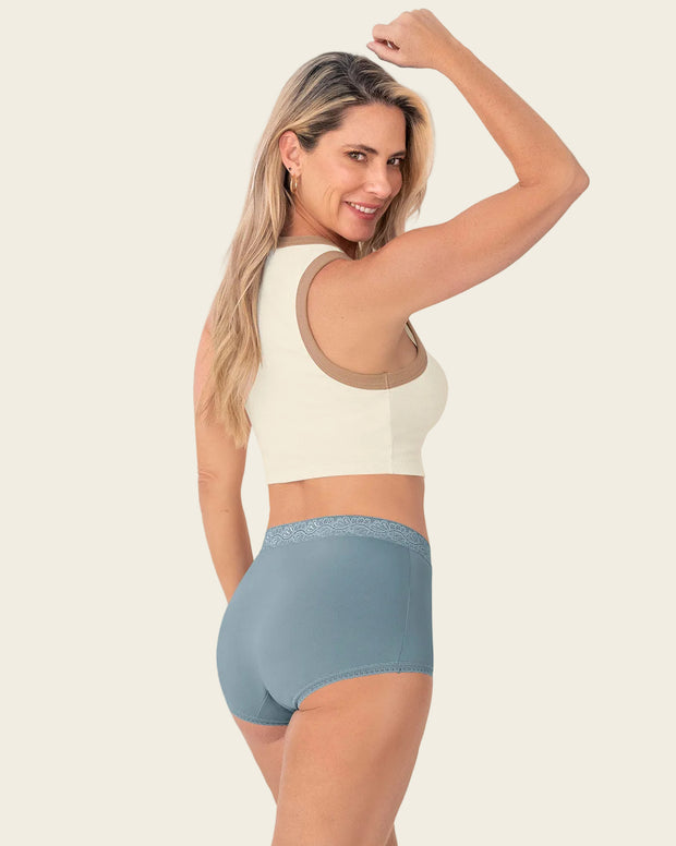 Paquete x 3 panties clásicos con toques de encaje