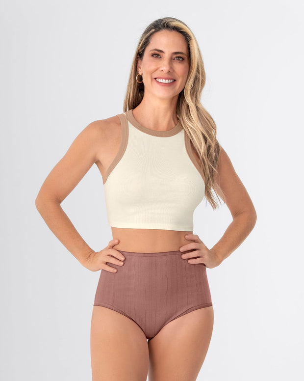 Paquete x 3 panties clásicos con excelente cubrimiento
