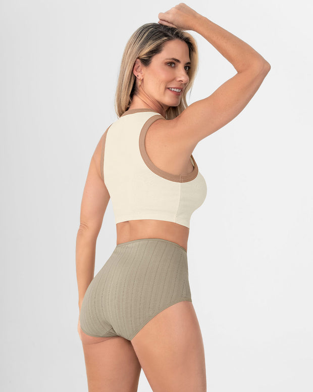 Paquete x 3 panties clásicos con excelente cubrimiento