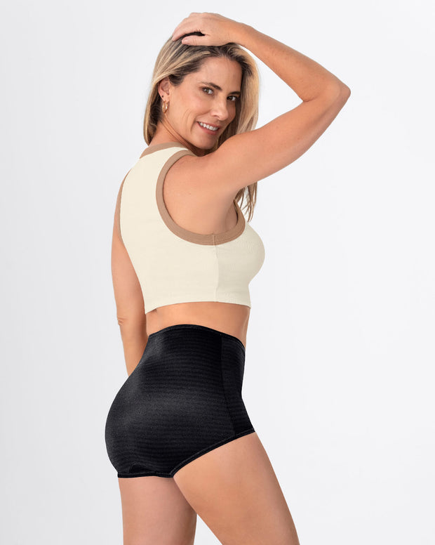 Paquete x 3 panties clásicos con máximo cubrimiento