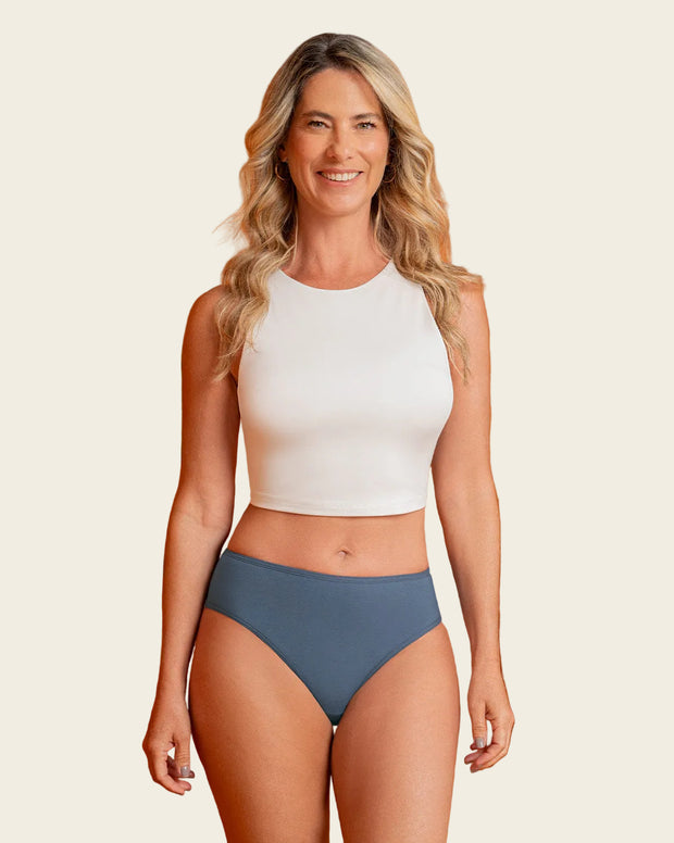Paquete x 3 panties tipo bikini con buen cubrimiento