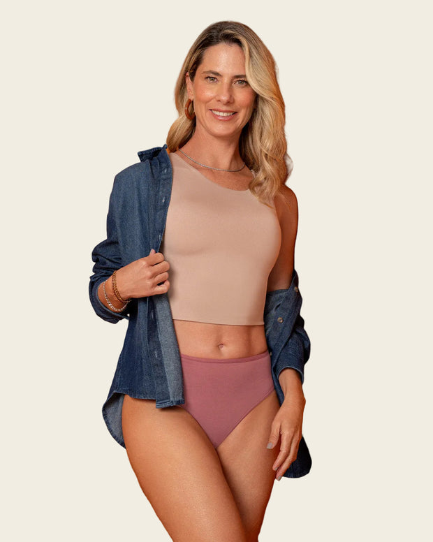 Paquete x 3 panties tipo bikini con buen cubrimiento