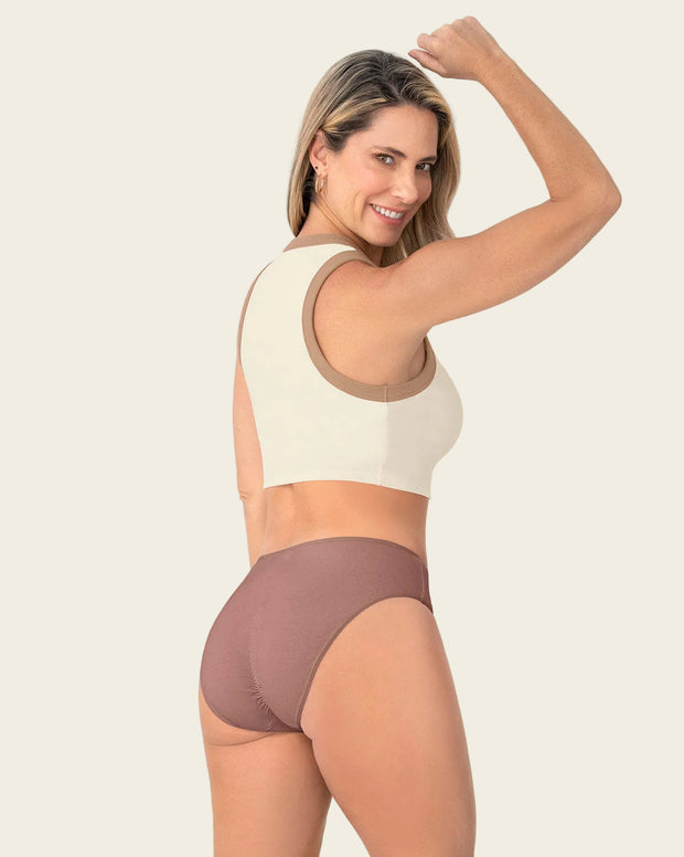Paquete x 3 panties tipo bikini con buen cubrimiento