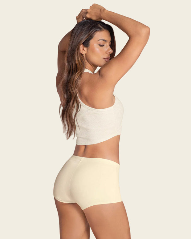 Paquete x 3 cómodos panties estilo bóxer con algodón