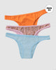 Paquete x 3 tangas descaderadas en algodón#color_s35-animal-print-azul-naranja