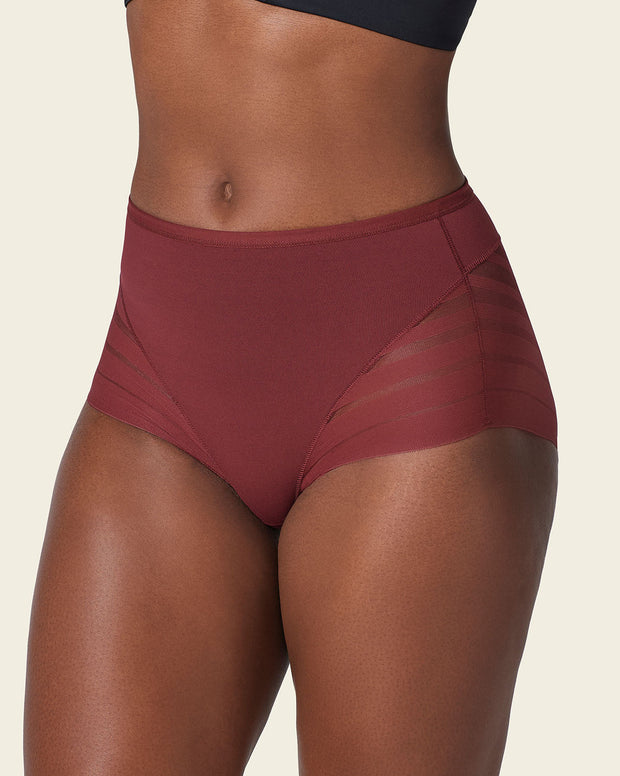 Paquete x 2 Panty faja clásico con control moderado de abdomen y bandas en tul