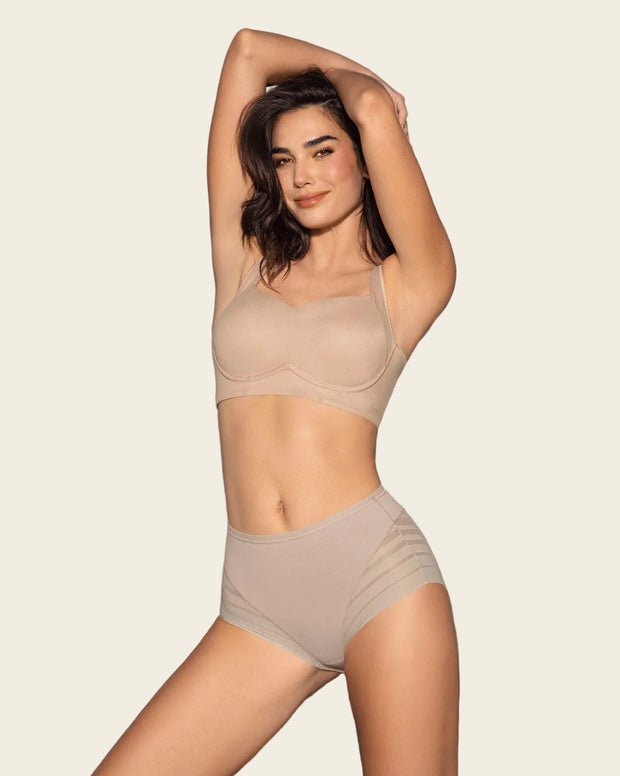 Paquete x 2 panty faja clásicos control moderado de abdomen