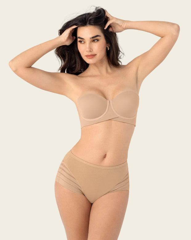 Paquete x 2 panty faja clásicos control moderado de abdomen