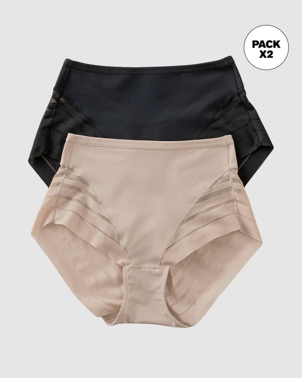 Panty faja clásico paquete x 2 control moderado de abdomen