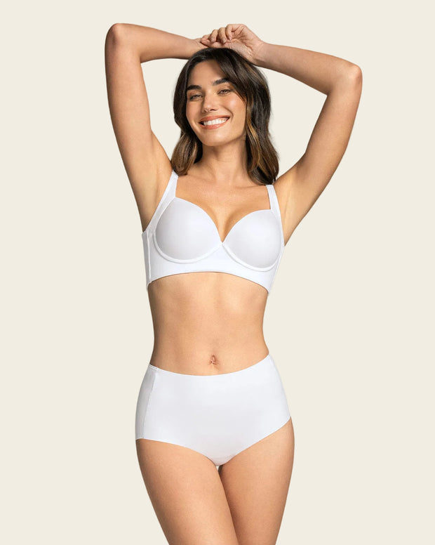 Paquete x 2 panty clásicos efecto invisible control fuerte en abdomen